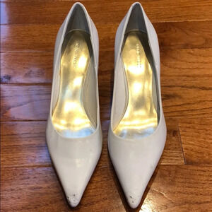 Nine West White Heels